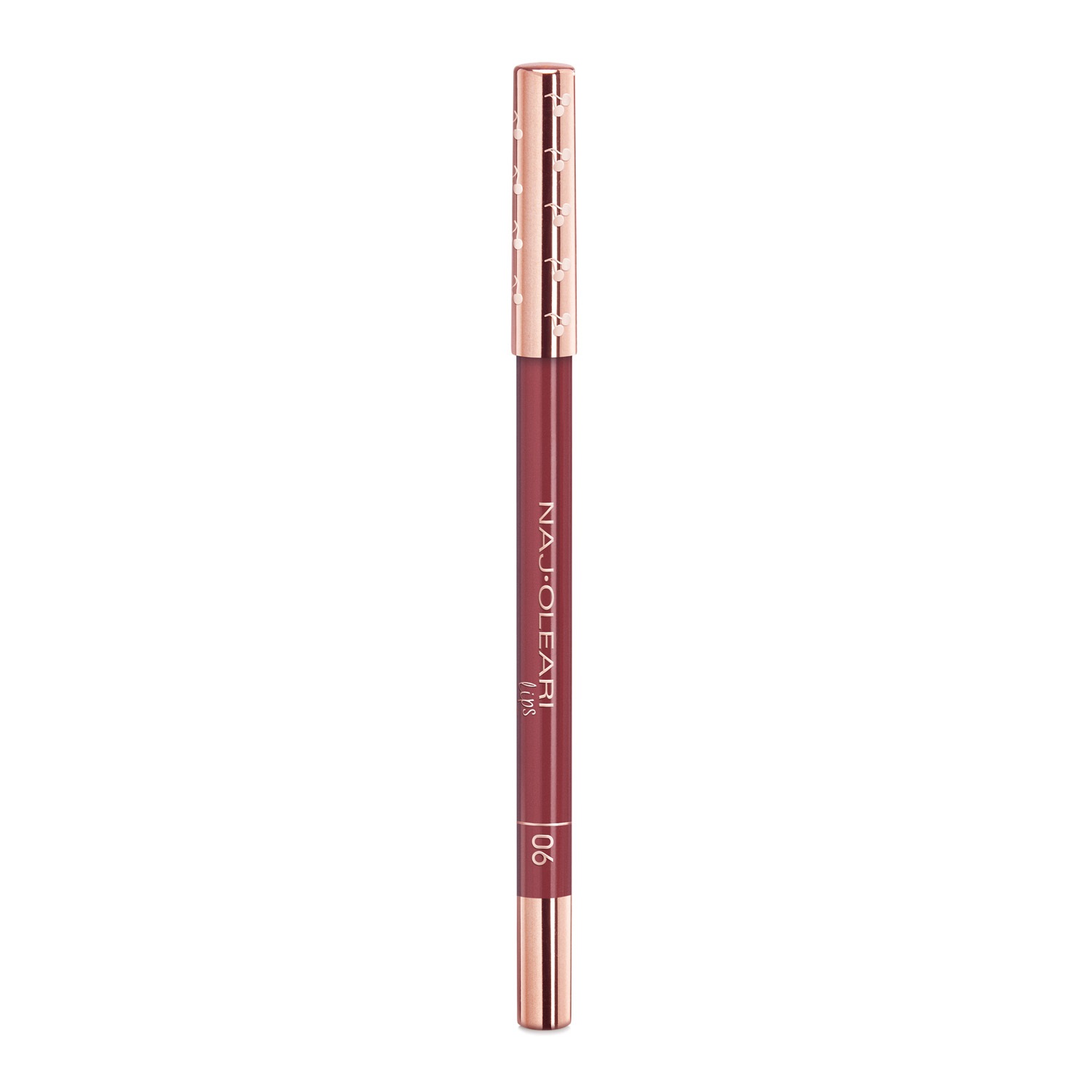 Naj-Oleari Perfect Shape Lip Pencil 06 Marsala - Matita Labbra Lunga Tenuta, No-Transfer e Resistente all'Acqua