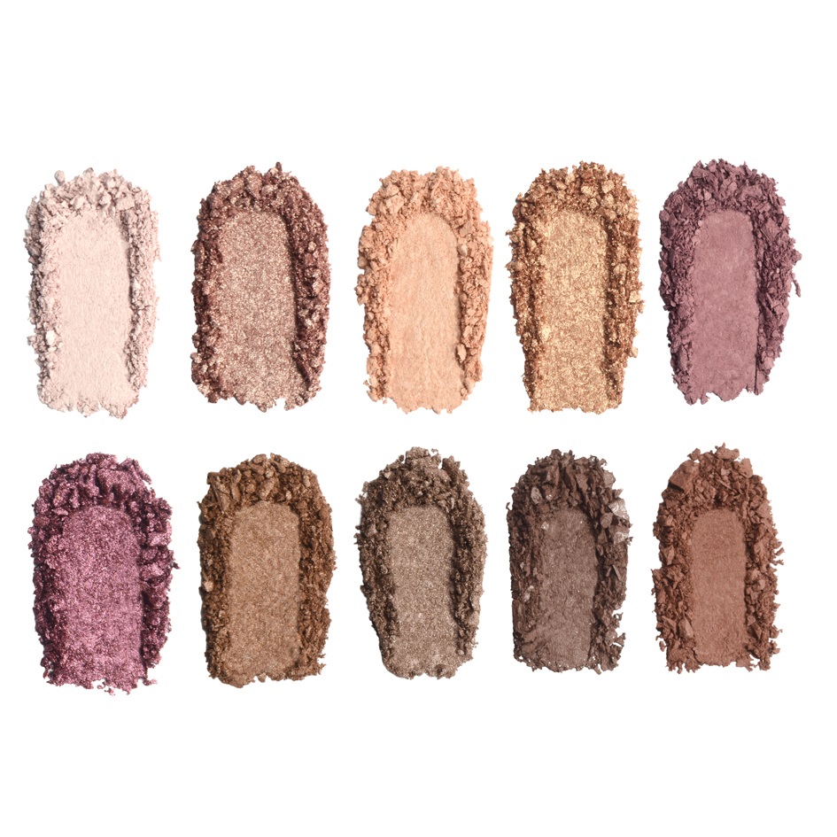 Naj Oleari Wonder Look Eyeshadow Palette 02 - Palette con 10 Colori di Ombretto Vellutati e Finish Mat, Shimmer e Satinato