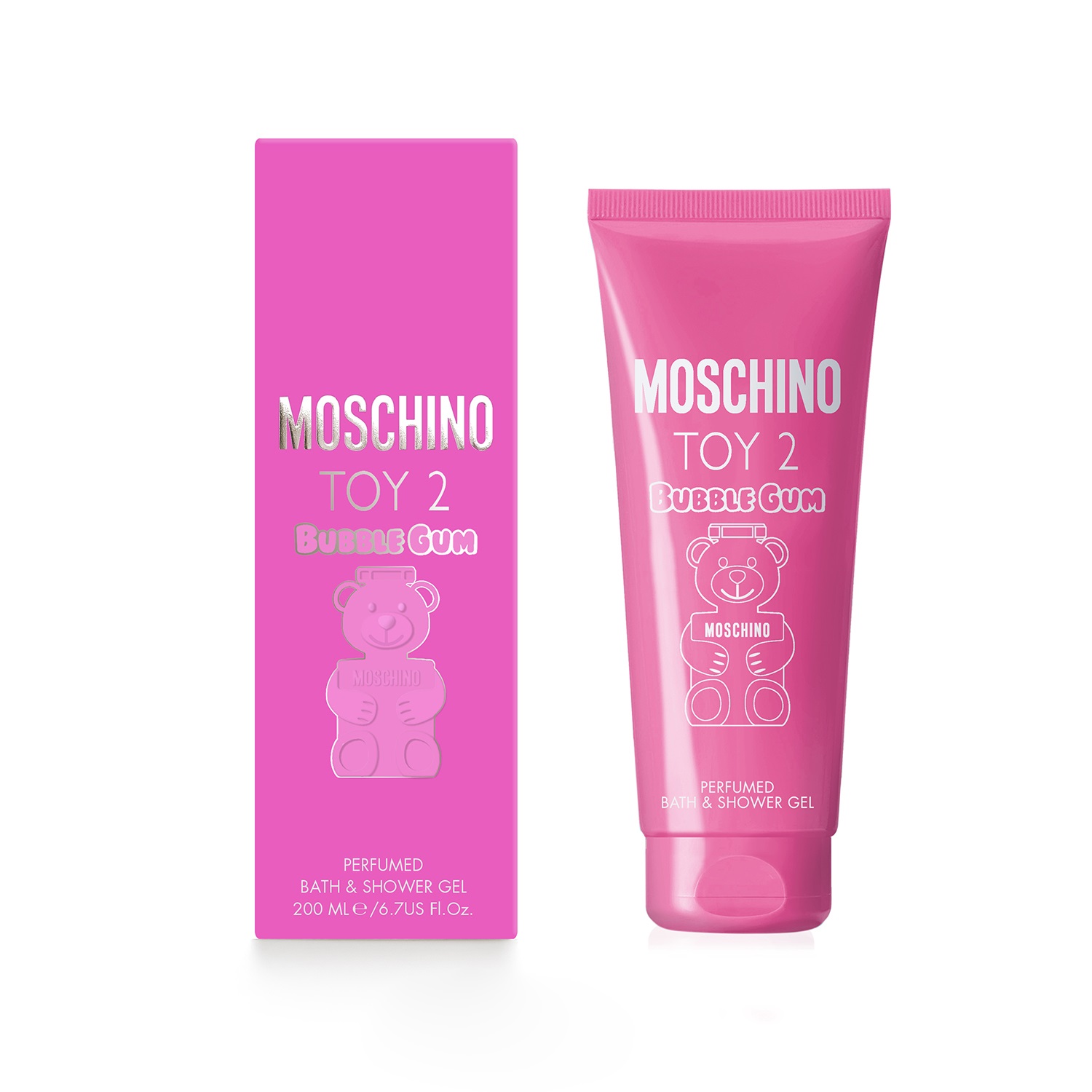 Moschino Toy 2 Bubble Gum Gel Doccia 200ml - Gel fresco e cremoso con fragranza di chewing gum, idrata la pelle