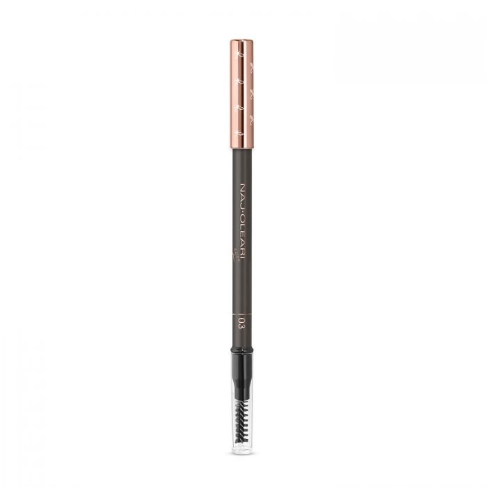 Naj-Oleari Fill-in Brow Pencil 03 More - Matita Sopracciglia Lunga Tenuta con Pettinino Incluso