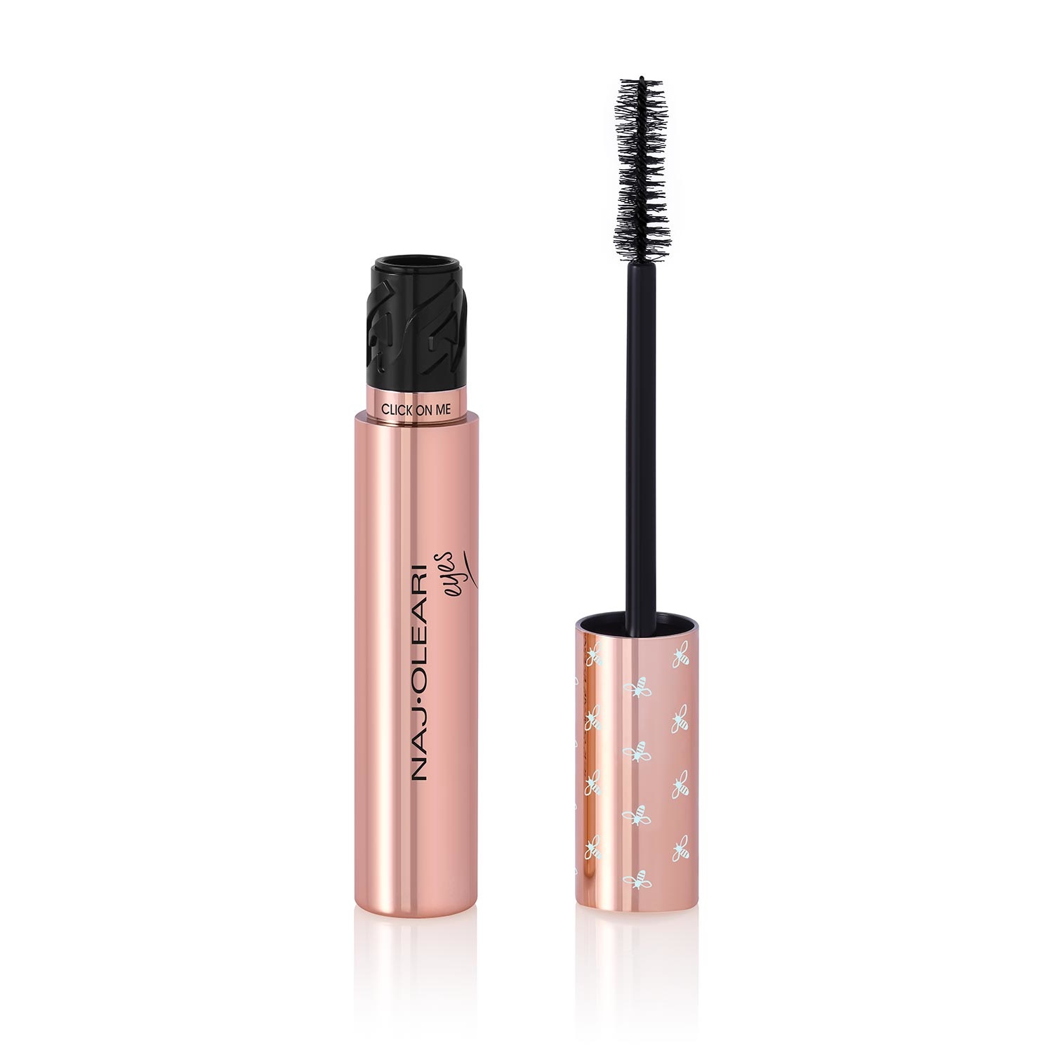 Naj-Oleari Click On Me Mascara Extra Volume 12ML - Effetto Volume e Lunghezza Straordinari, Colore 01 Nero Intenso