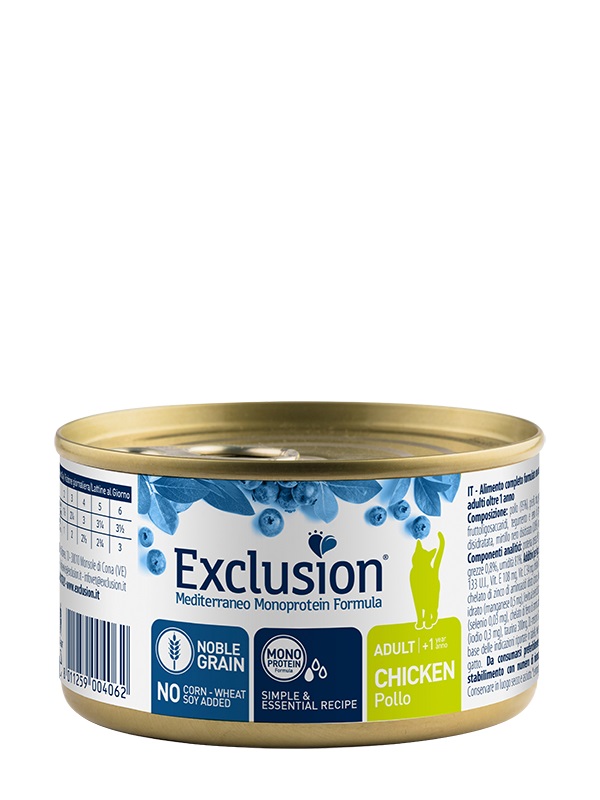 Exclusion NGCACW85 cibo umido per gatti 85 g