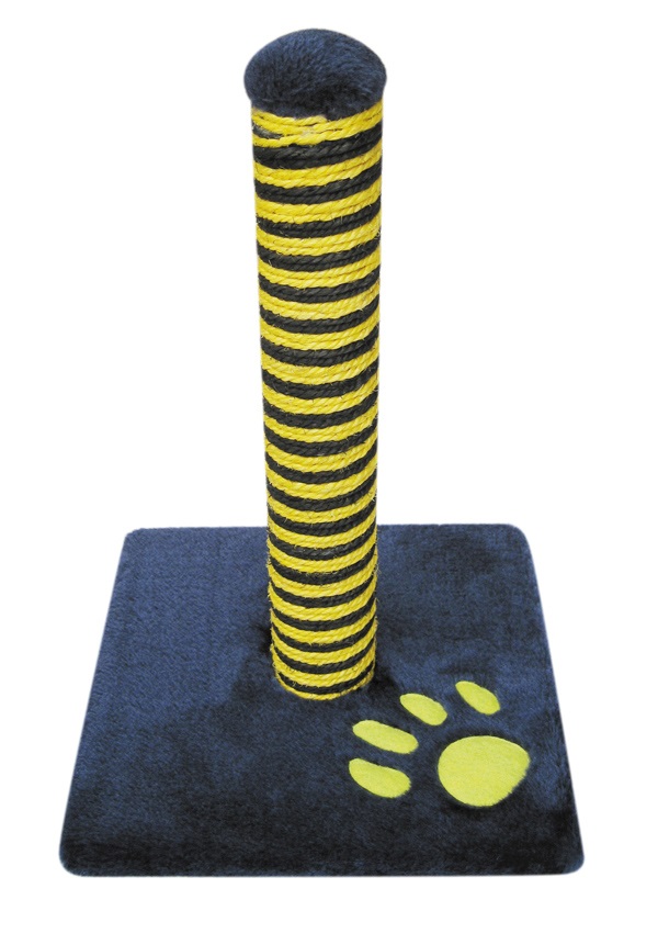 Cat&Rina Tiragraffi Caty 30x30x37 cm - Struttura in Peluches con Colonna in Sisal per Gatti