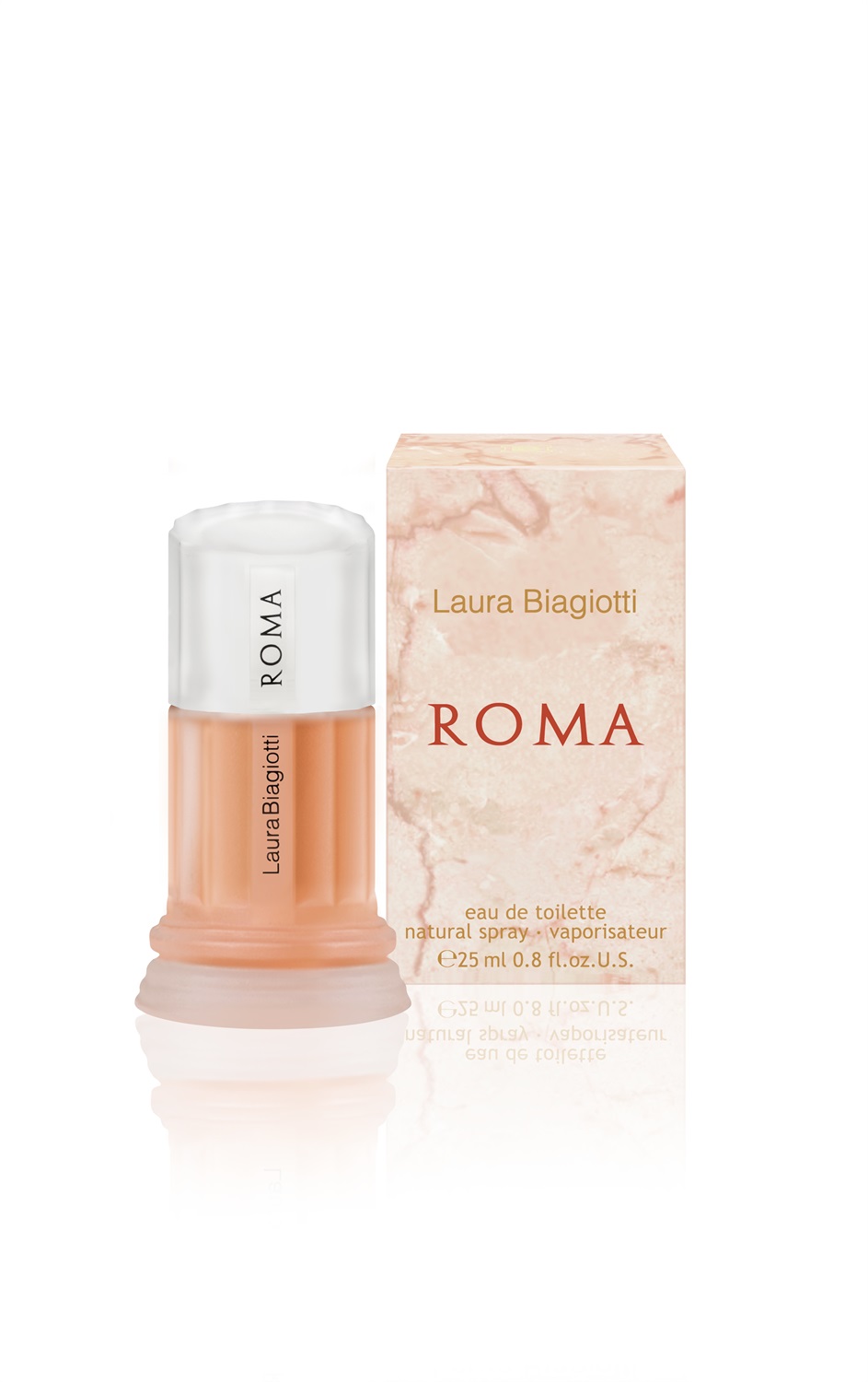Laura Biagiotti Roma Eau de Toilette 25ml - Fragranza Iconica per Donna con Note di Bergamotto, Menta e Fiori