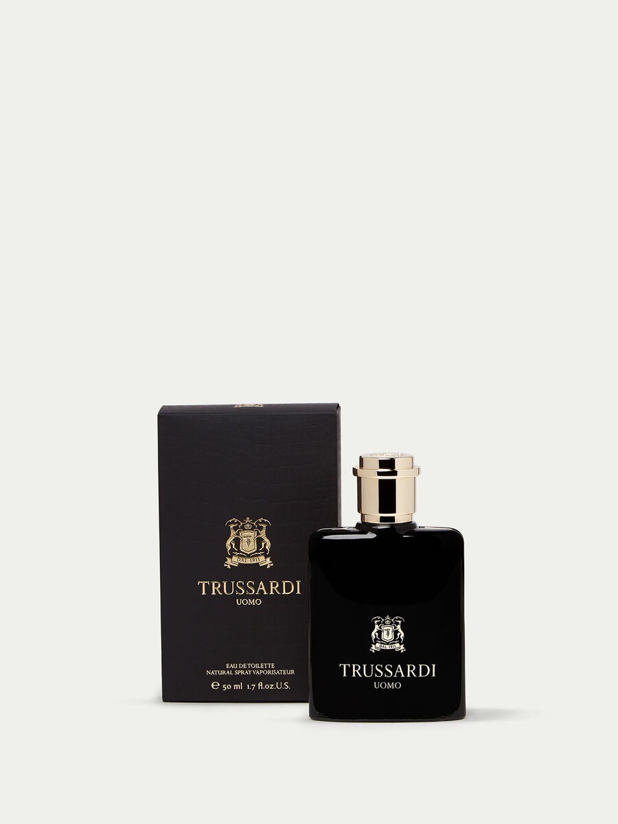 Trussardi Uomo Eau de Toilette 50ml - Fragranza Fougère Legnoso con Note di Limone, Bergamotto e Violetta