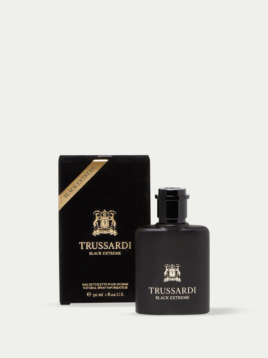 Trussardi Black Extreme Eau de Toilette 30 ml - Fragranza Forte e Decisa per Uomo con Note di Limone Italiano e Cuoio