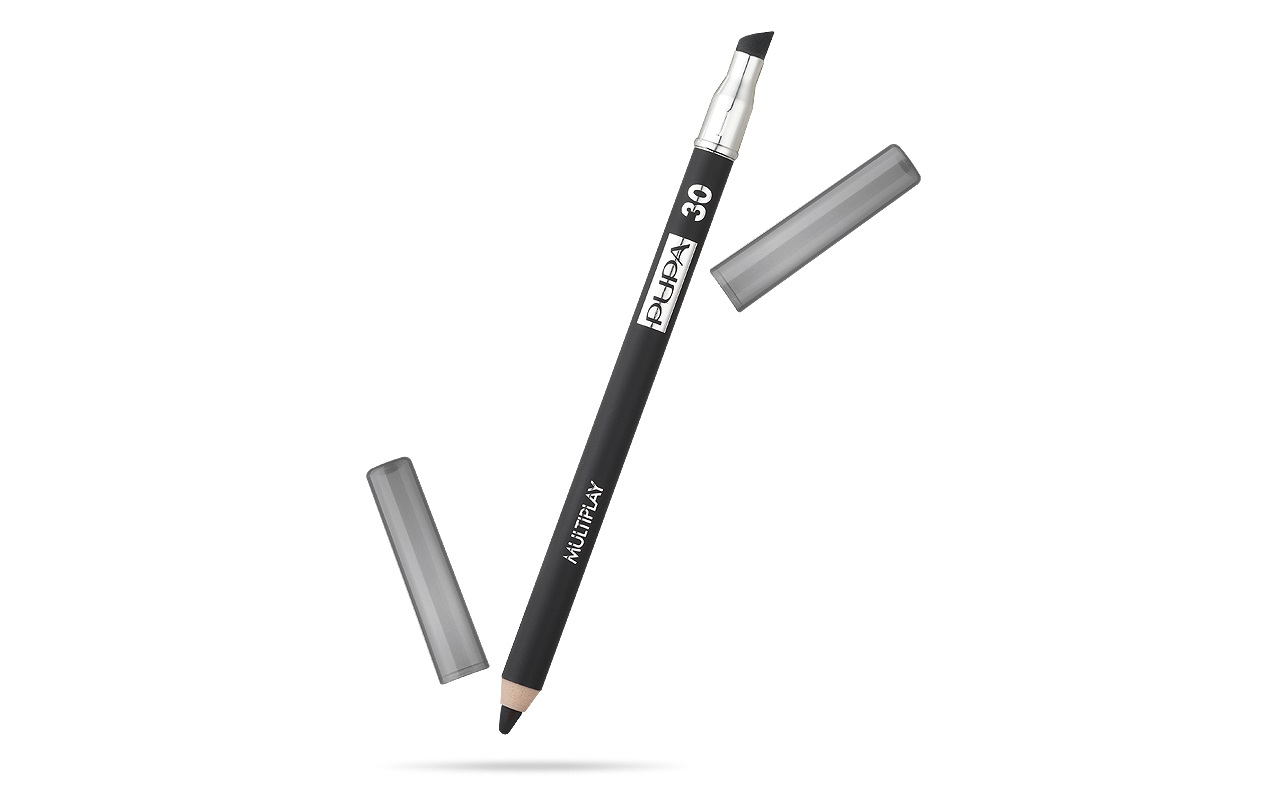 PUPA Milano Multiplay 30 Smoked Grey - Matita Occhi Triplo Uso Eyeliner, Ombretto e Kajal 1.2g