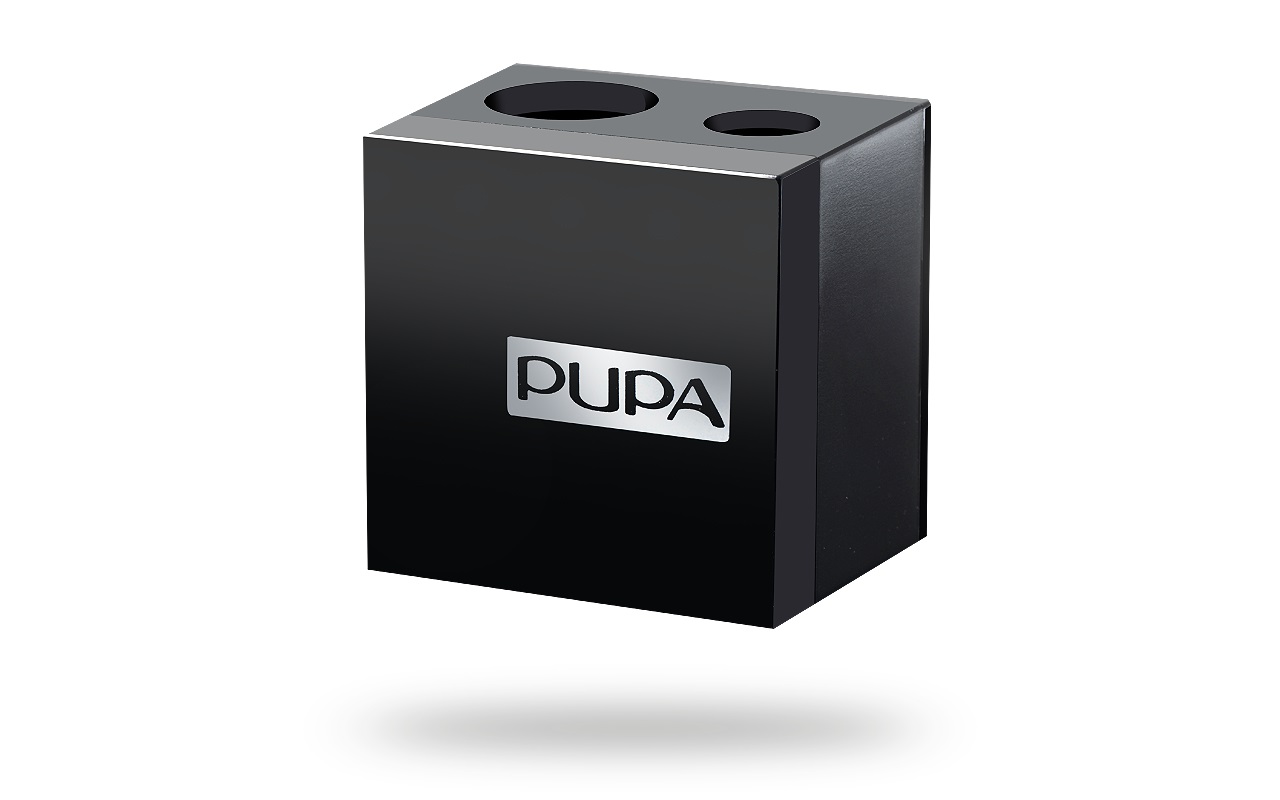 PUPA Milano Temperamatite Doppio Foro - Adatto a Matite Standard e Jumbo in Legno e Plastica con Netta Lama Inclusa