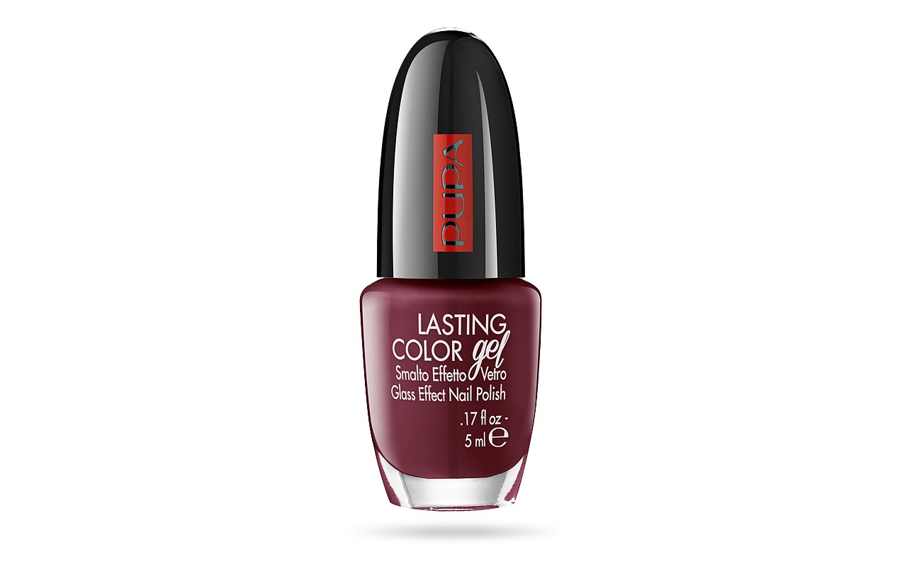 PUPA Lasting Color Gel 031 Chic Boudoir - Smalto effetto vetro ultra lucido 5 ml, senza lampada UV, ipoallergenico
