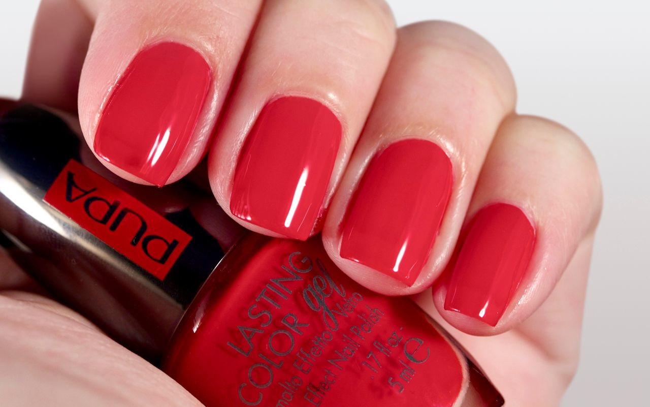 PUPA Lasting Color Gel 038 Hawaiian Sunset - Smalto Gel Ultra Lucido 5 ml con Effetto Vetro e Texture Volumizzante 3D