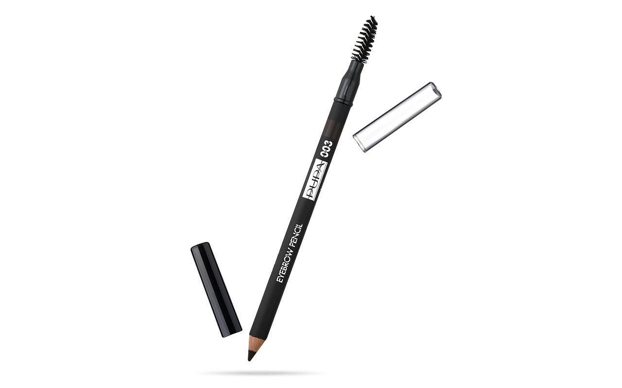 PUPA Eyebrow Pencil 003 Dark Brown - Matita Sopracciglia Waterproof con Tratto Strutturato e Preciso, 1.08g