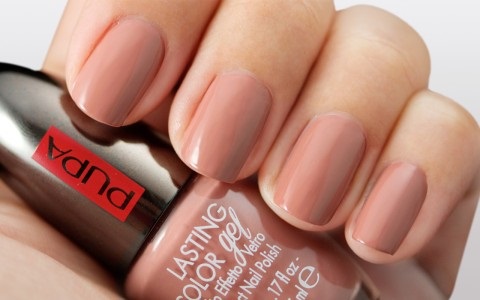 PUPA Lasting Color Gel 99 Antique Alabaster 5ml - Smalto effetto vetro, ultra lucido e plumping, senza lampada UV