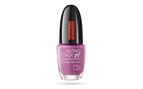 PUPA Lasting Color Gel 105 Brillante Orquídea 5ml - Smalto effetto vetro, ultra lucido e pigmentato
