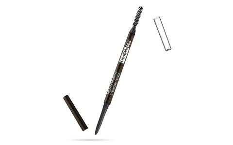 Pupa High Definition Eyebrow Pencil 003 Dark Brown - Matita Automatica con Pettinino 0,09g