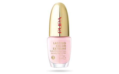 PUPA Milano Lasting Color Extreme Smalto 015 Pure Rose 5ml - Colore Intenso e Brillante con Lunga Tenuta fino a 9 Giorni
