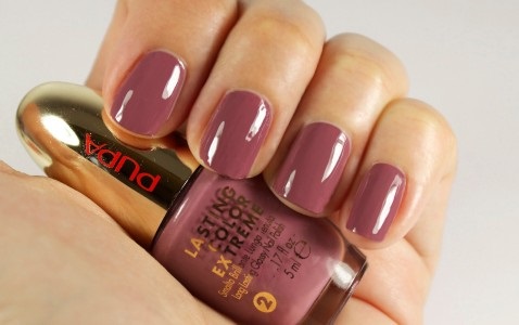 PUPA Milano Lasting Color Extreme 019 Dark Mauve - Smalto Brillante Lunga Tenuta 5ml
