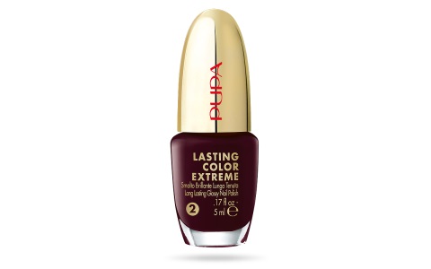 Pupa Lasting Color Extreme Smalto 025 Muse Burgundy 5ml - Colore Intenso e Brillante a Lunga Tenuta