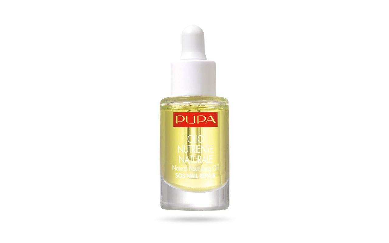 PUPA SOS Nail Repair Olio Nutriente Naturale 8 ml - Rinforzante per Unghie, Idratante e Nutriente con Olio di Mandorle
