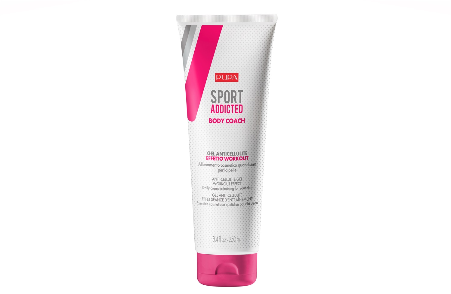 Pupa Sport Addicted Body Coach - Gel Anticellulite Effetto Workout 250ml con Benefici Immediati