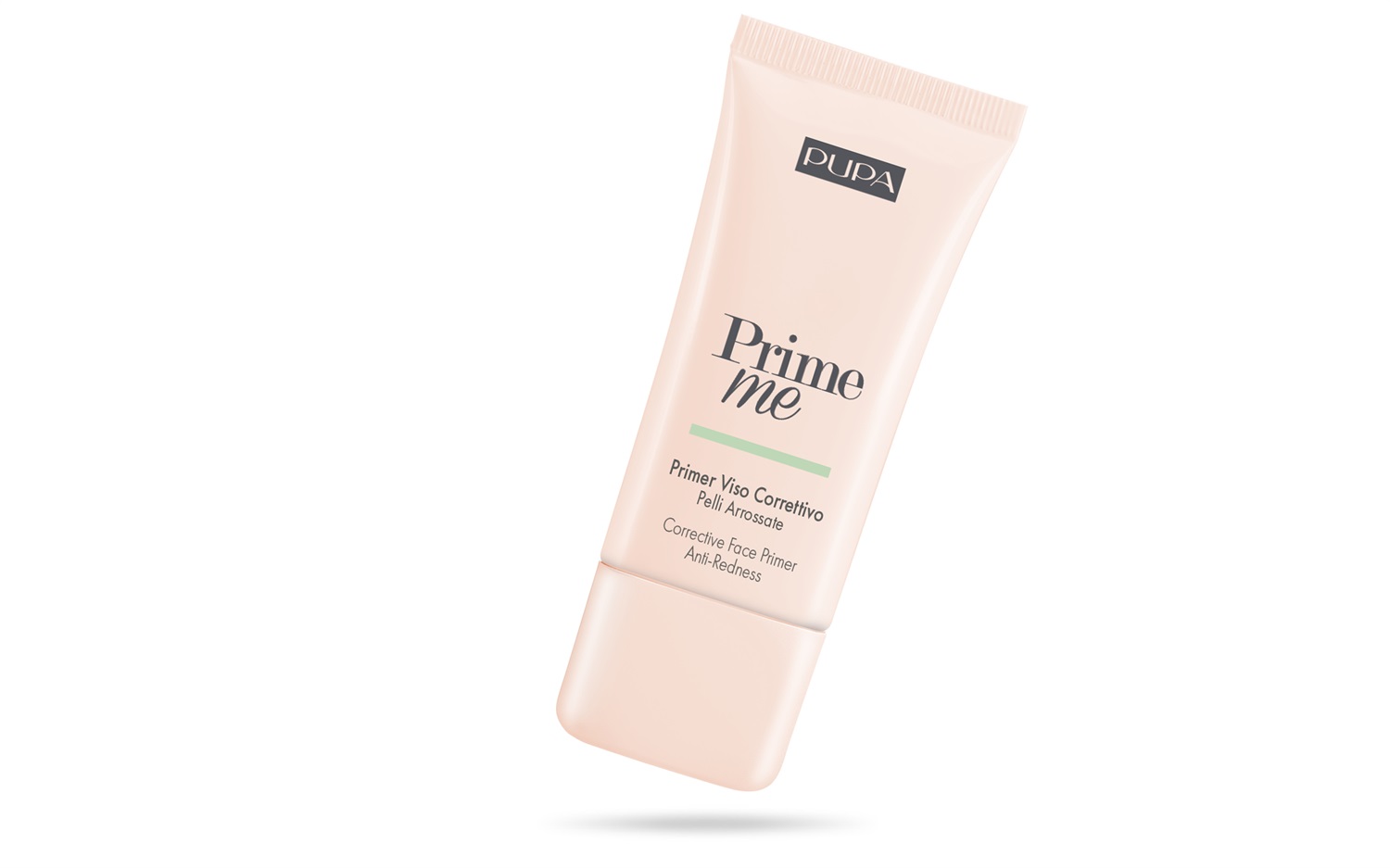 PUPA Prime Me Primer Viso Correttivo 003 Green - 30 ml per Pelli Arrossate e Couperose