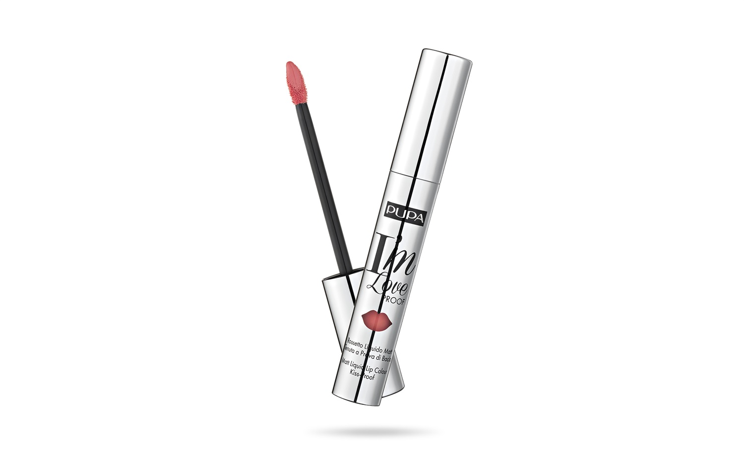 PUPA Milano I'M Loveproof Rossetto Liquido Matt 001 Light Rose 2,7 ml - Colore Intenso e Tenuta a Prova di Bacio