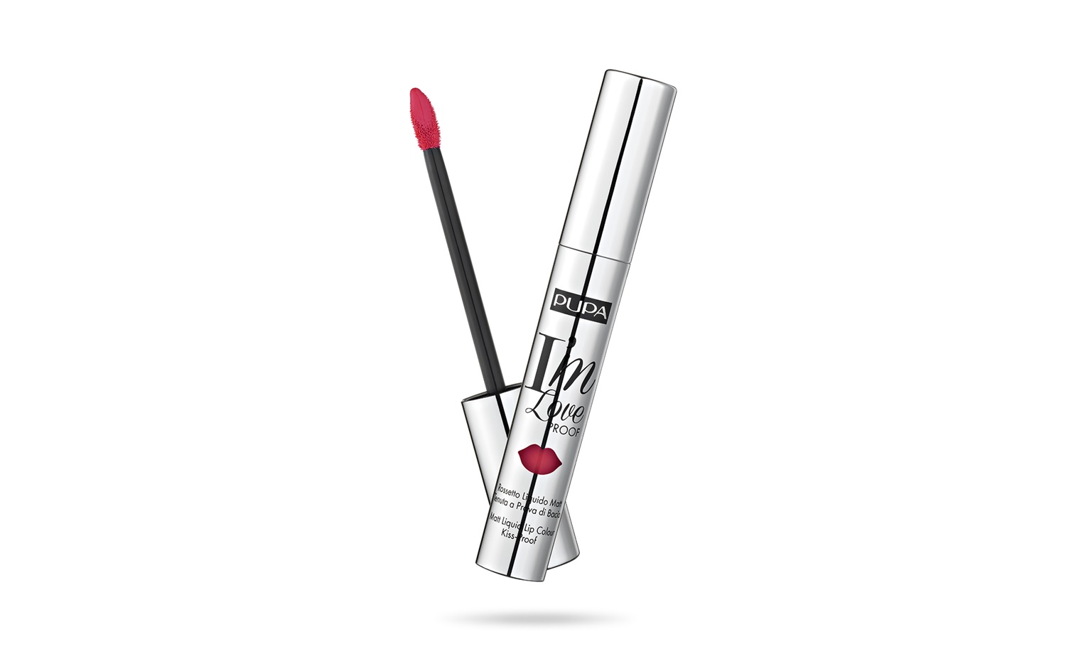 PUPA I'm Loveproof Rossetto Liquido Matt 009 Red Pop 2,7 ml - Colore Intenso e Tenuta a Prova di Bacio