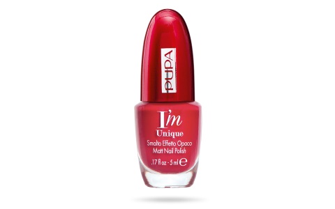 PUPA Milano I'M Unique Smalto Effetto Opaco 001 Irresistable Chili Red 5ml