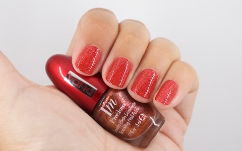 PUPA Milano I'M Precious Smalto per Unghie 001 Red Jewel 5ml - Finish Scintillante