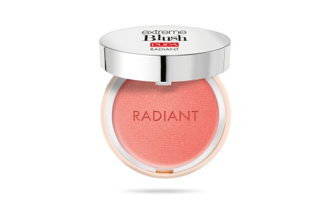 PUPA Milano Extreme Blush Radiant 030 Coral Passion 4g - Blush compatto effetto luminoso con colore intenso e radioso