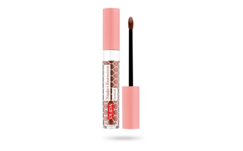 PUPA Milano Nude Obsession Lipstick Rossetto Fluido 011 Shiny Nuisettes 3ml - Texture Cremosa e Tonalità Nude Sofisticate