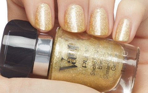 PUPA Milano Vamp! Smalto 306 Shiny Gold 9ml - Colore Intenso, Finitura Ultra-Lucida, Applicazione Facile