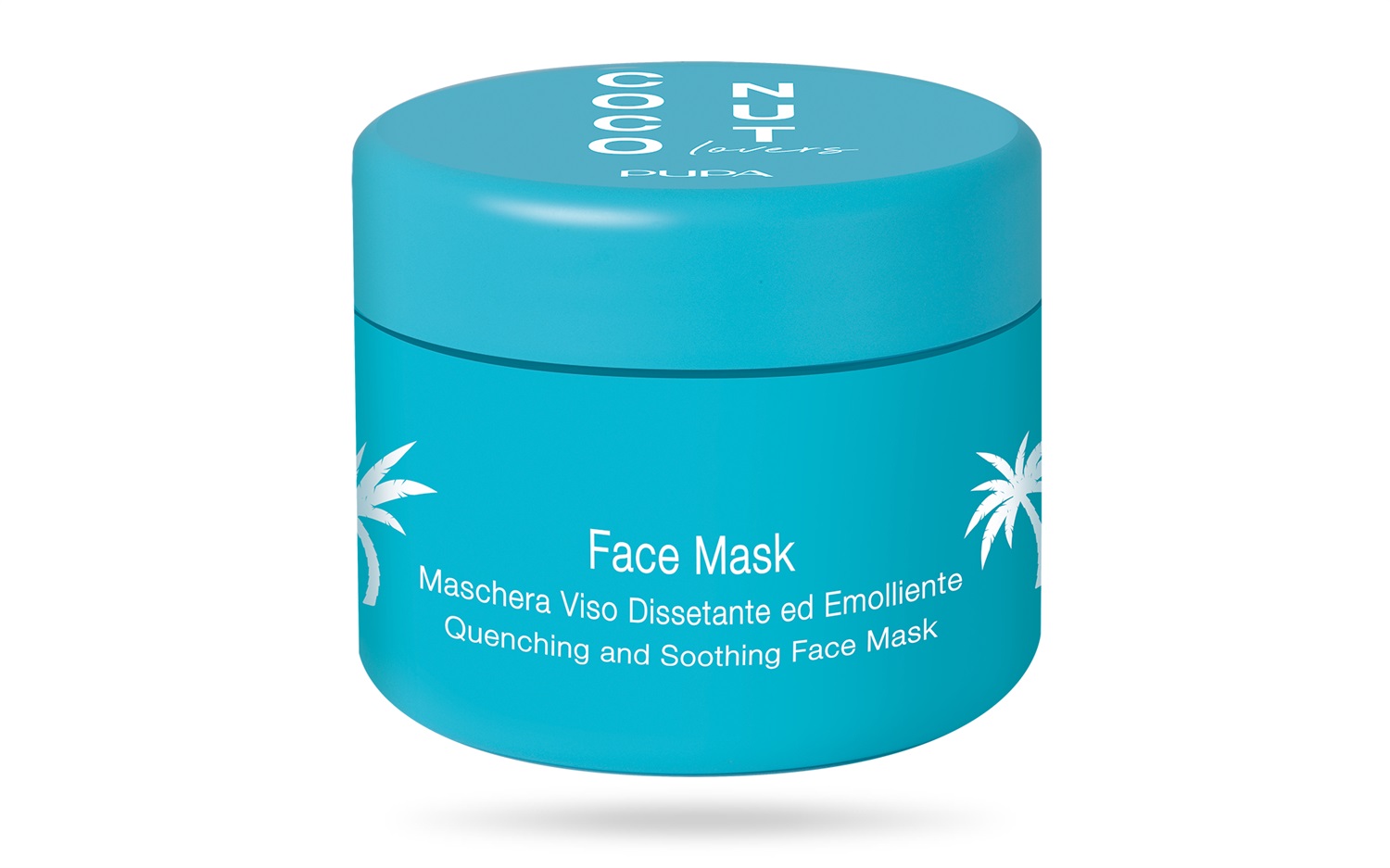 PUPA Milano Maschera Viso Coconut Lovers 50 ml - Idratante, Rinfrescante ed Emolliente con Estratto di Cocco e Aloe