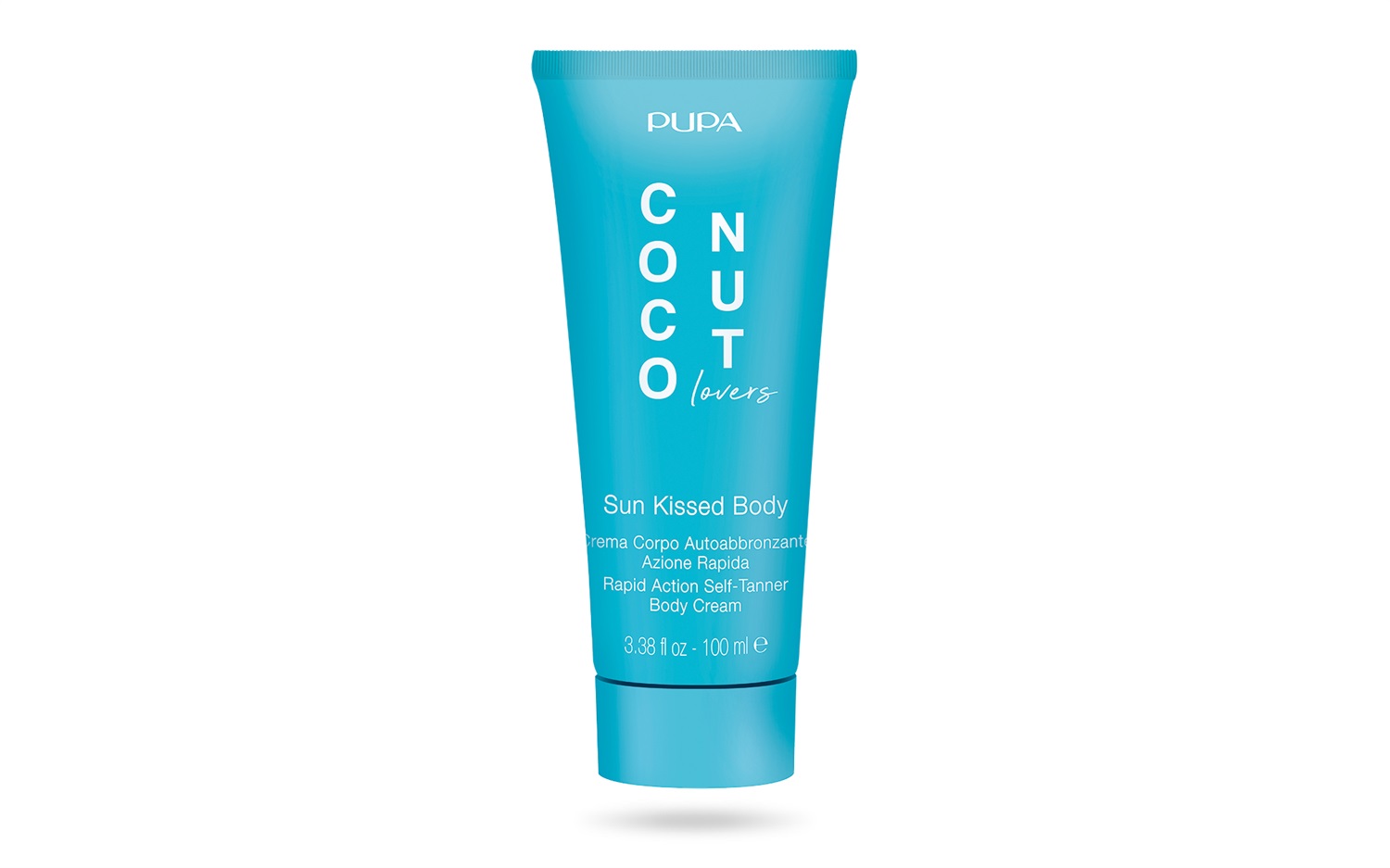 PUPA Milano Coconut Lovers Sun Kissed Crema Corpo Autoabbronzante 100 ml - Nutriente con Burro di Karité