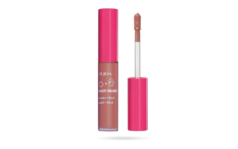 PUPA Milano Multi-talent Rossetto Blush 01 Nude Pink - 2-in-1 Crema per Labbra e Guance