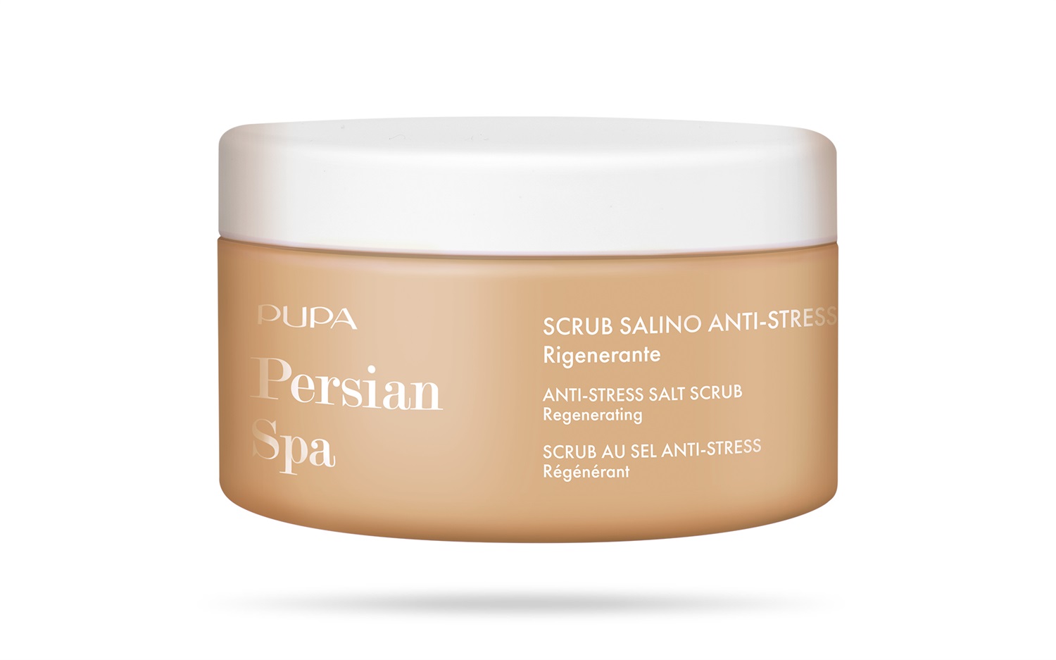 PUPA Milano Persian Spa Scrub Salino Anti-Stress Rigenerante 350 g - Scrub Corpo con Sale Blu di Persia ed Estratto di Fiordaliso