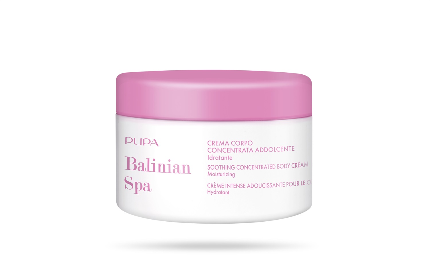 Pupa Balinian Spa Crema Corpo Concentrata Addolcente Idratante 150 ml - Con Estratto di Ninfea per Pelli Secche