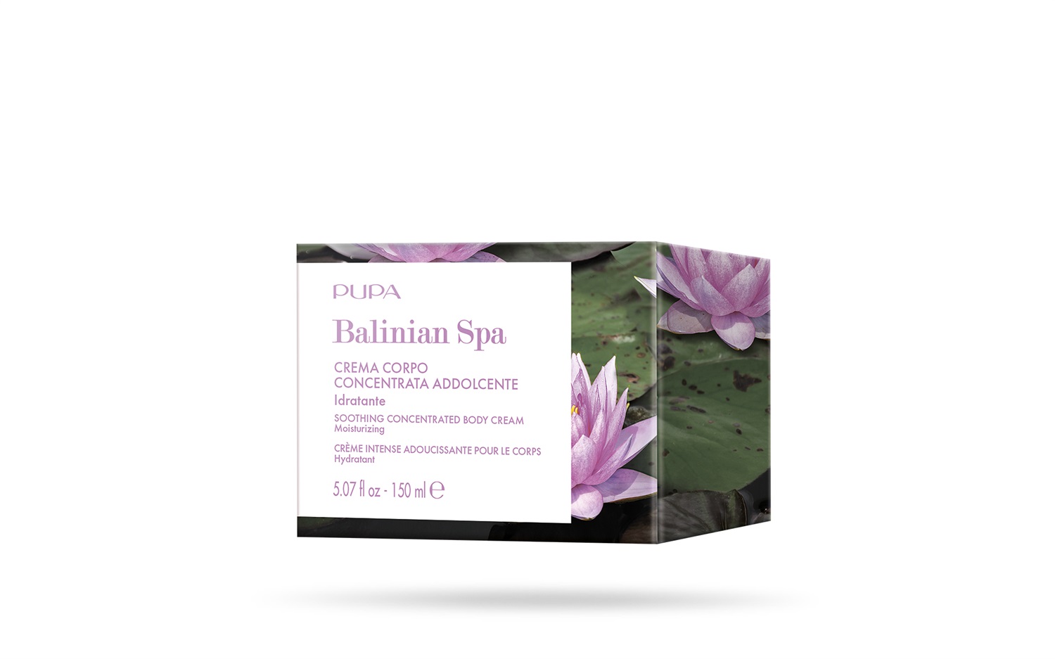 Pupa Balinian Spa Crema Corpo Concentrata Addolcente Idratante 150 ml - Con Estratto di Ninfea per Pelli Secche