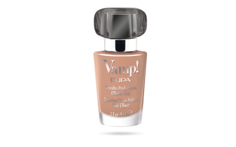 PUPA Milano Vamp! Smalto Profumato Effetto Gel 310 Drama Nude 9ml - Fragranza di Eau de Parfum, Effetto Gel e Brillantezza Estrema