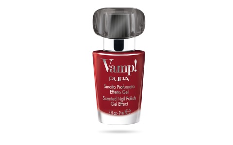 PUPA Vamp! Smalto Profumato Effetto Gel 311 Burning Red 9ml - Fragranza di Vamp! Eau de Parfum