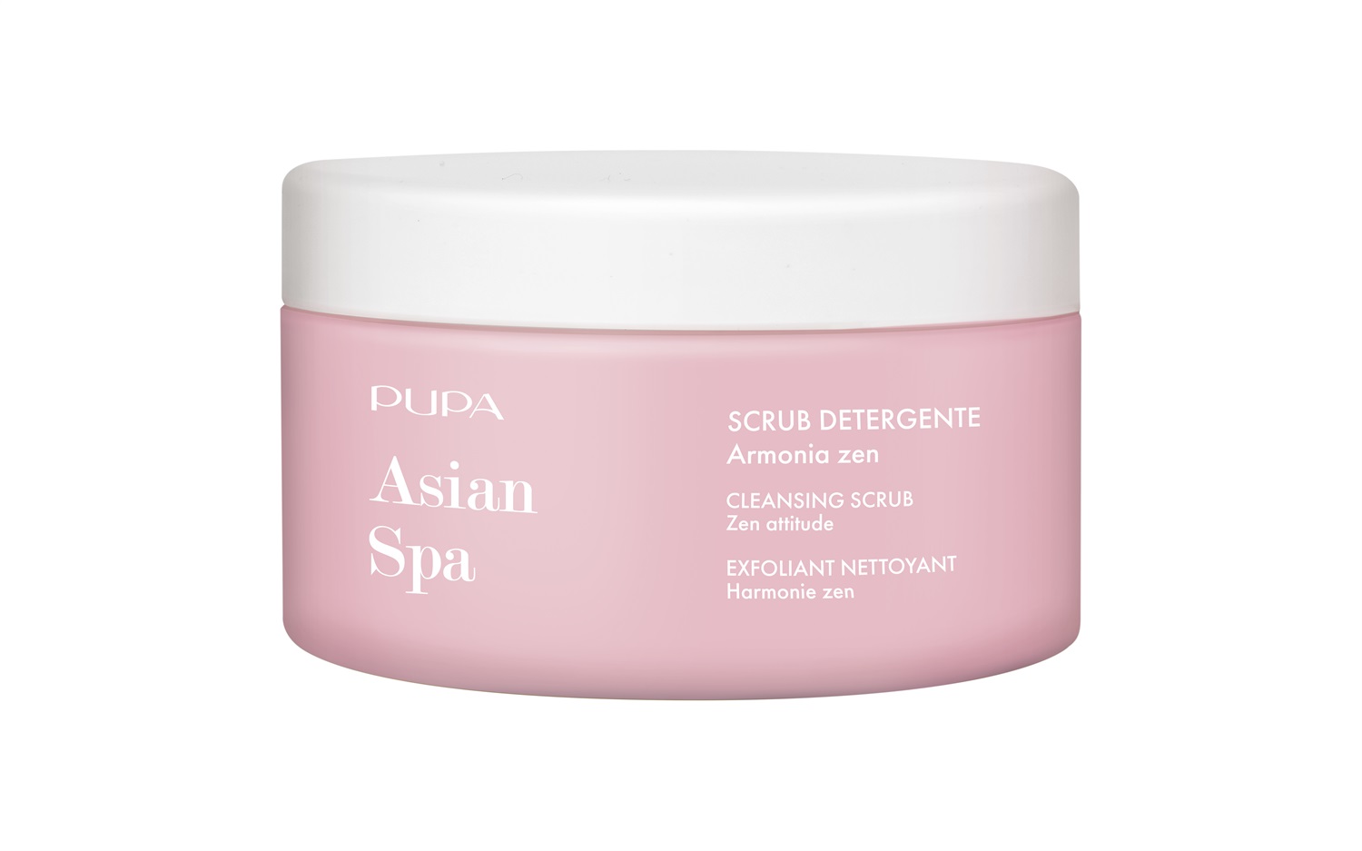 PUPA Asian Spa Scrub Detergente Corpo 250 ml - Esfoliante allo zucchero con estratto di fiori di ciliegio e matcha tea