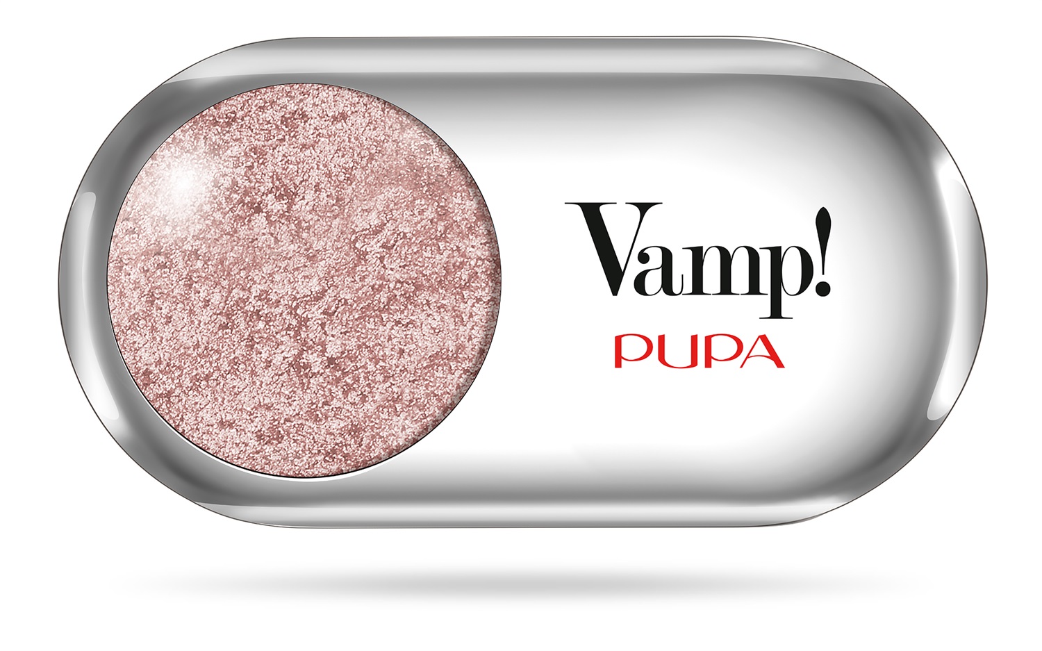 PUPA Vamp! Ombretto Metallic 108 Frost Rose 1.5g - Alta Pigmentazione, Facile da Sfumare, Effetto Lamina Metallica