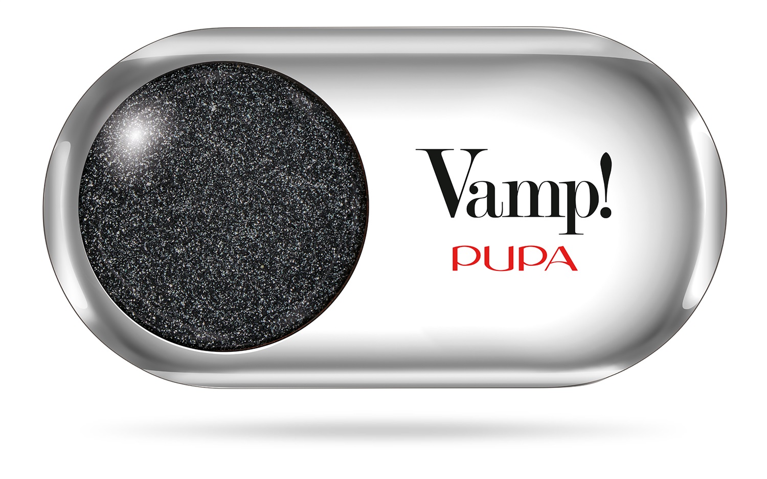 PUPA Vamp! Ombretto Metallic 301 Frozen Black 1,5g - Alta Pigmentazione e Facilmente Sfumabile