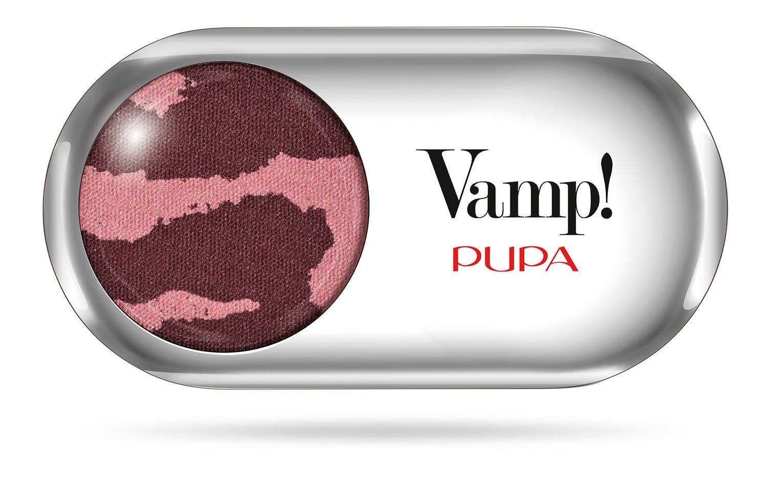 PUPA Milano Vamp! Fusion Ombretto 106 Audacious Pink 1.5g - Alta Pigmentazione, Finish Satinato e Metallico, Facile da Sfumare