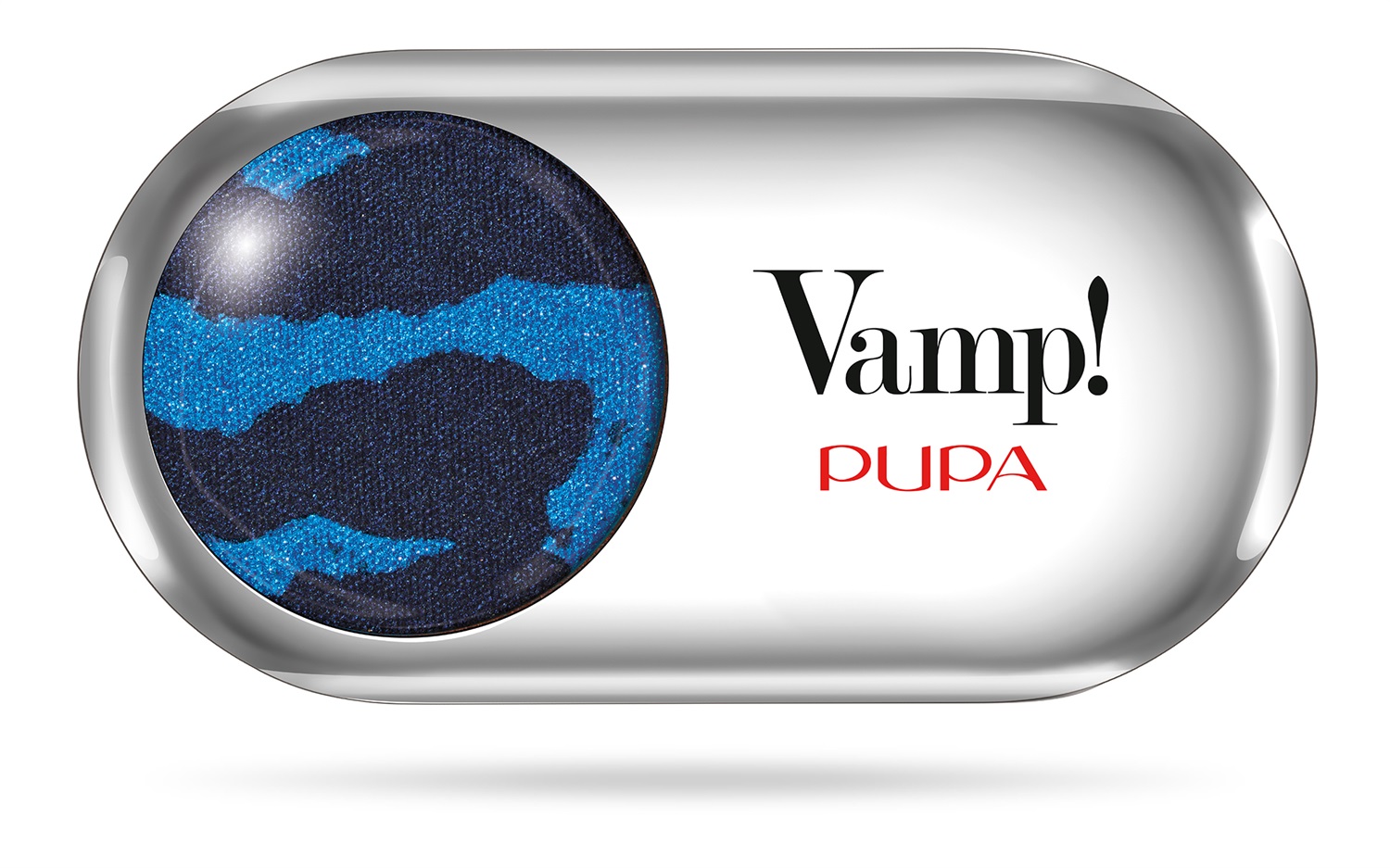 PUPA Milano Vamp! Fusion Ombretto 305 Ocean Blue 1.5g - Alta Pigmentazione, Finish Satinato, Facile da Sfumare