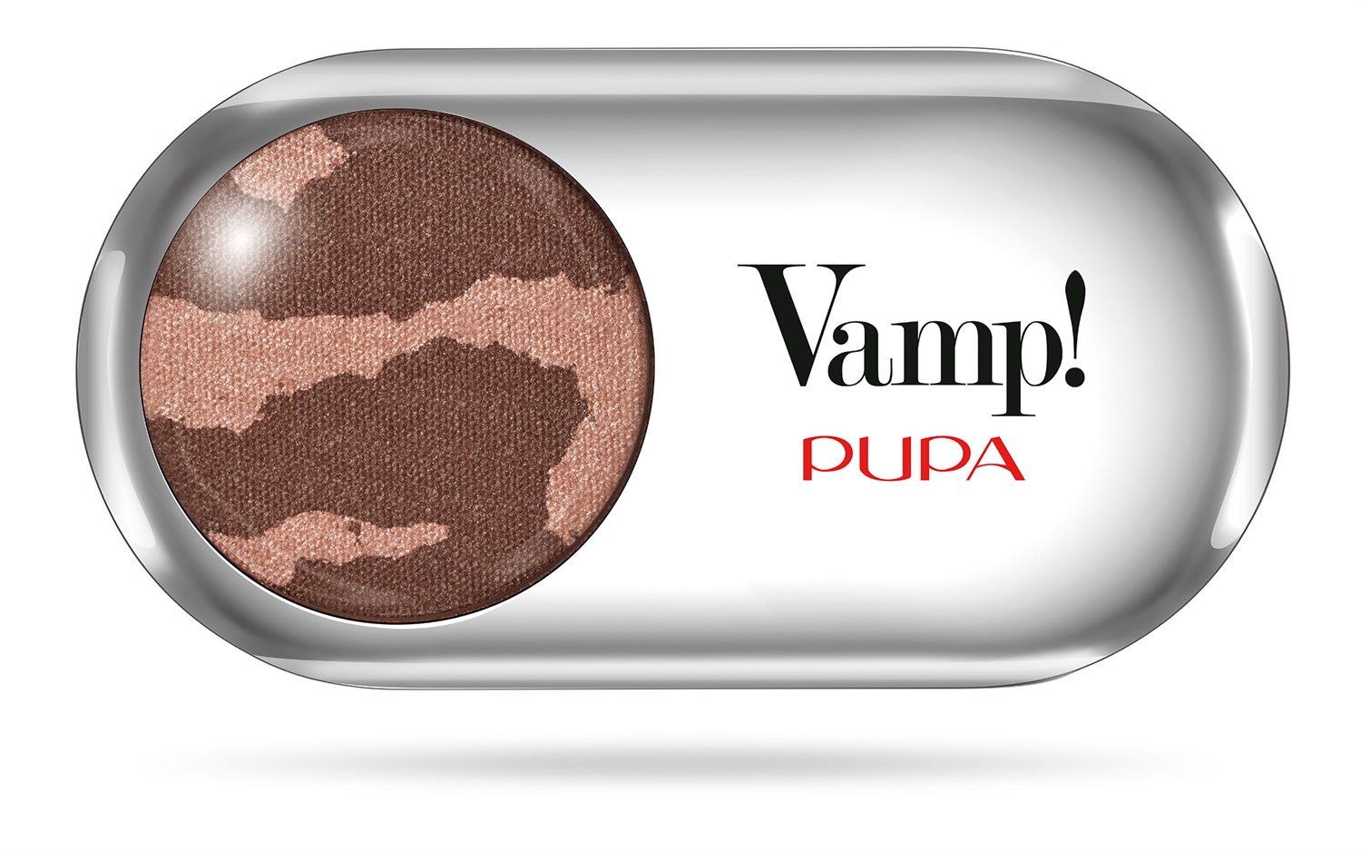 PUPA Milano Vamp! Fusion Ombretto 408 Brown On Fire 1,5g - Alta Pigmentazione, Finish Satinato, Facile da Sfumare