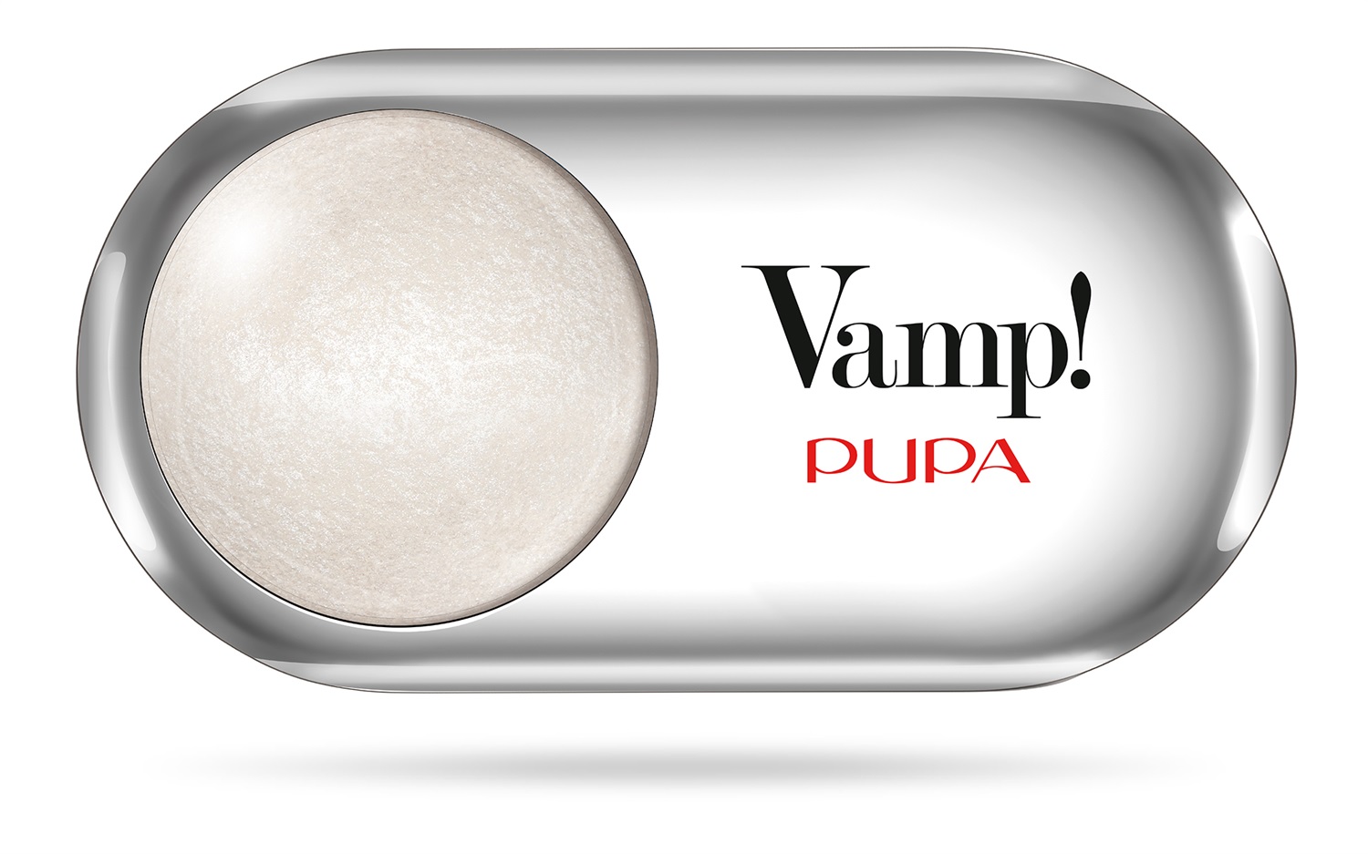 Pupa Vamp! Ombretto Wet&Dry 401 White Snow 1g - Alta Pigmentazione, Finish Luminoso e Opaco, Facile da Sfumare