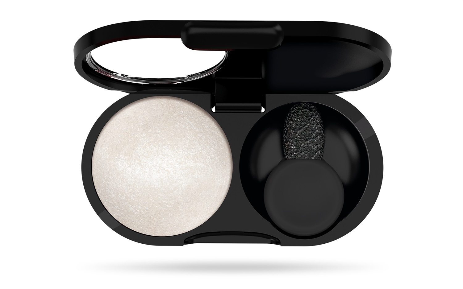 Pupa Vamp! Ombretto Wet&Dry 401 White Snow 1g - Alta Pigmentazione, Finish Luminoso e Opaco, Facile da Sfumare