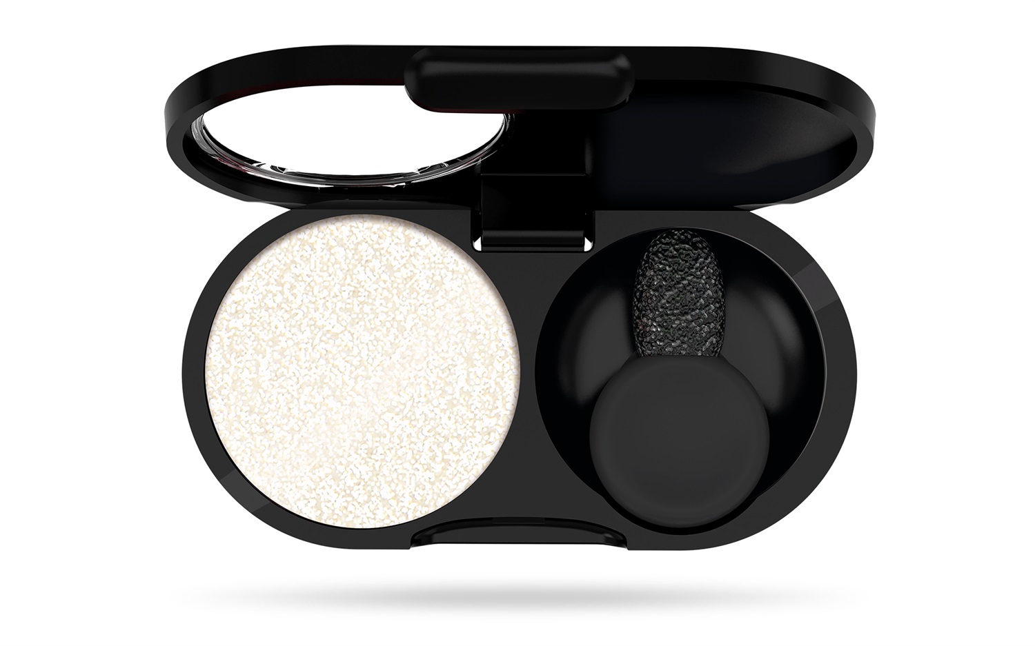 PUPA Milano Vamp! Top Coat Ombretto 200 Sparkling Platinum 1g - Alta Pigmentazione, Effetto Brillante e Traslucente