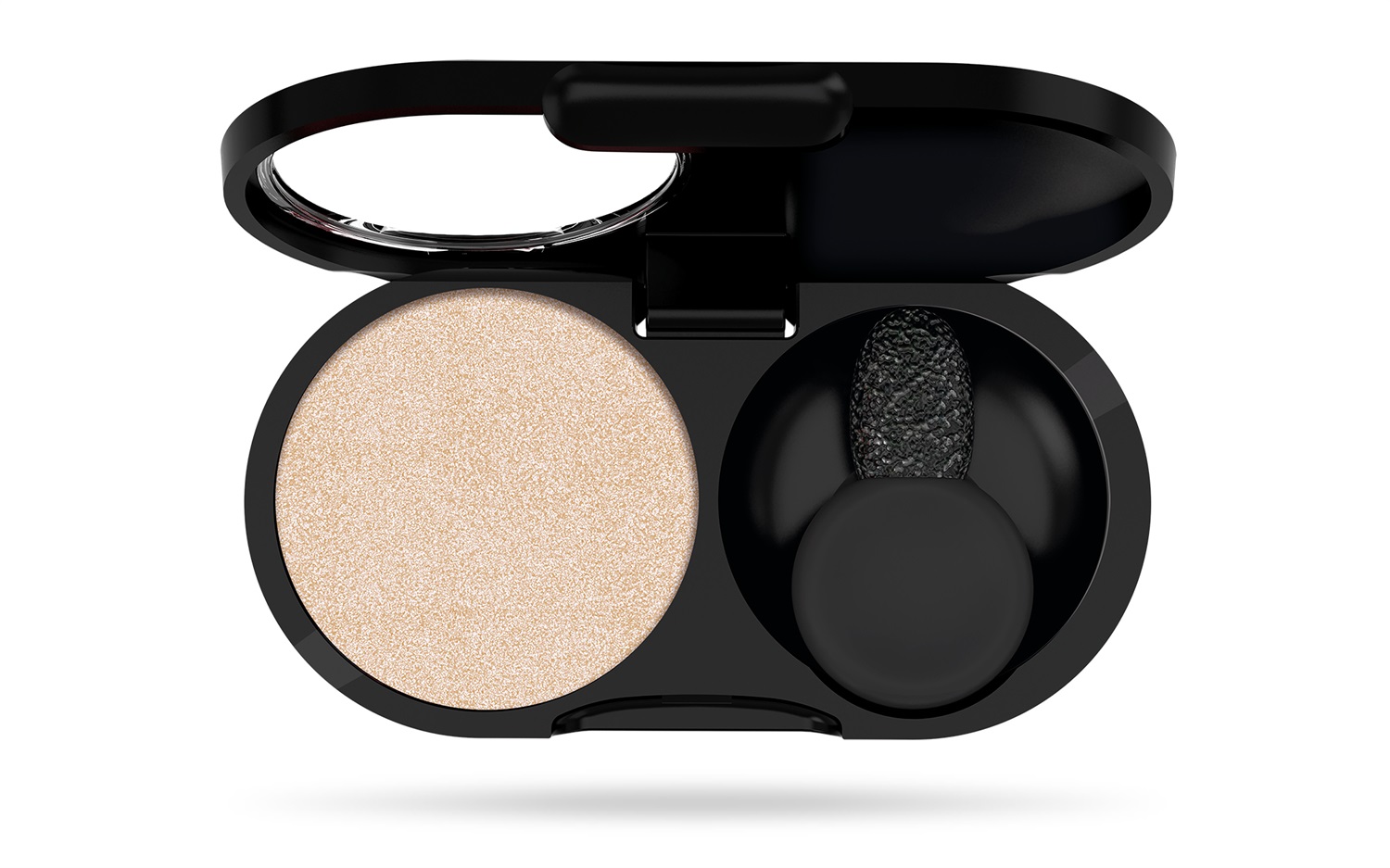 PUPA Milano Vamp! Ombretto Top Coat 206 Sparkling Gold 1g - Effetto Brillante e Traslucente, Alta Pigmentazione e Sfumabilità