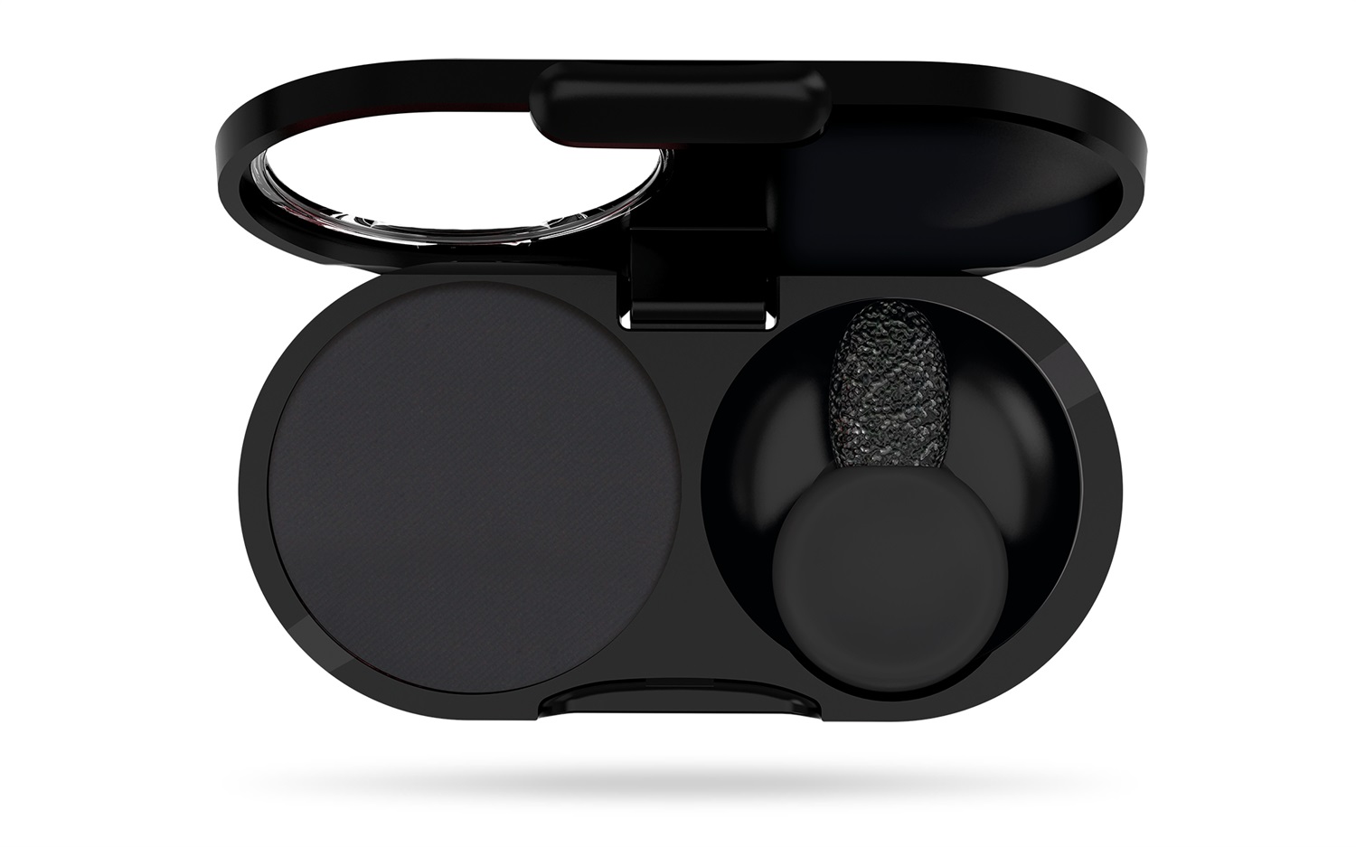 PUPA Milano Vamp! Matt Ombretto 300 Blackout 1.5g - Alta Pigmentazione, Finish Opaco, Facilmente Sfumabile